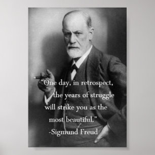 Affiche de citation de Sigmund Freud