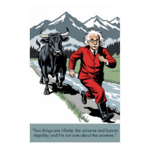 Affiche de citation d'Einstein