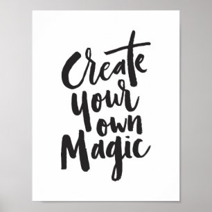 Affiche de citation inspirante personnalisée moder