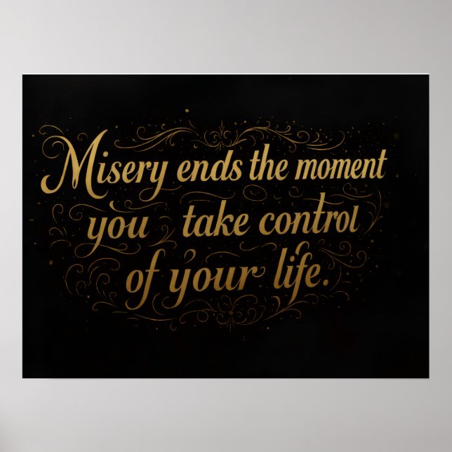 Affiche de citation motivante (Devant)