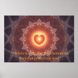 Affiche de citation motivante sur l'amour