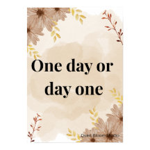 Affiche de citation motivationnelle minimaliste