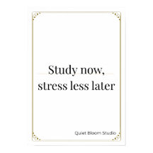 Affiche de citation motivationnelle minimaliste