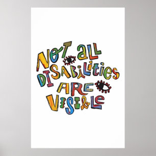 Affiche de citation Toutes les handicaps ne sont p