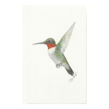Affiche de Colibri à gorge rubis
