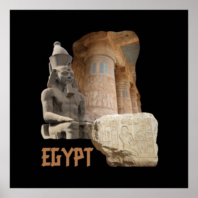 Affiche de collage photo EGYPT (Devant)