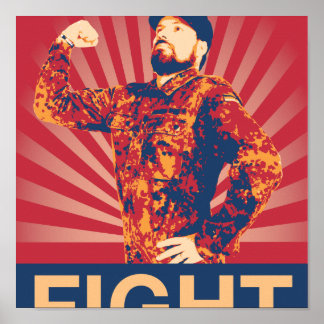 Affiche de combat de Bruce