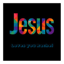 Affiche de conception géométrique de Jésus