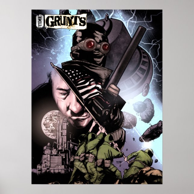 Affiche de conception Time Grunts V1 (Devant)