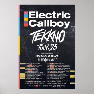 Affiche de concert Electric Callboy Tour '23  REPR