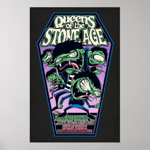 Affiche de concert QOTSA Orbit Room, Grand Rapids