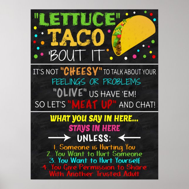 Affiche de confidentialité du bureau de conseil (Devant)