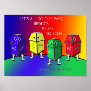 Affiche de conscience de jour de la terre