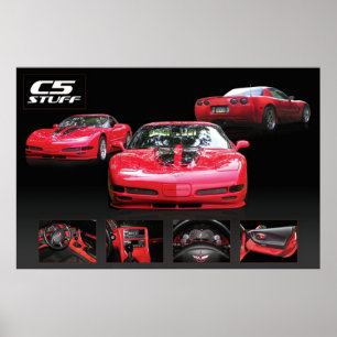 Affiche de corvette C5