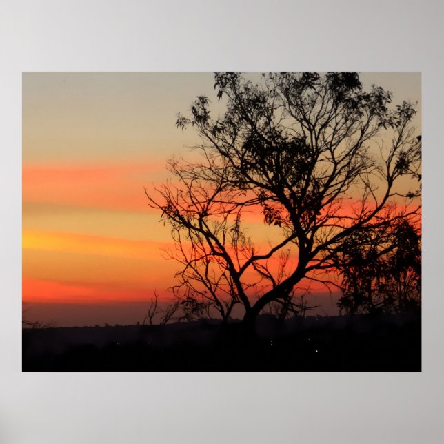 Affiche de couches de paysage céleste (Devant)