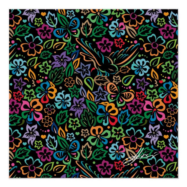 Affiche de couleur de vie (Devant)