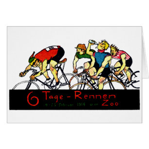 Affiche de course de bicyclette 1914