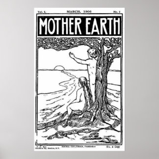 affiche de couverture du magazine mère Earth mars 