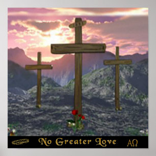 Affiche de croix du Calvaire