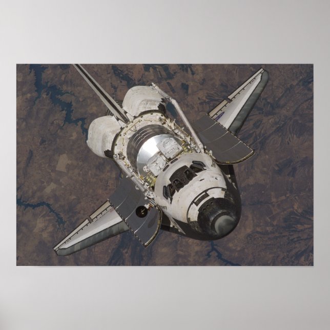 Affiche de découverte de la navette spatiale (Devant)