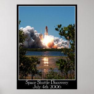 Affiche de découverte de navette spatiale