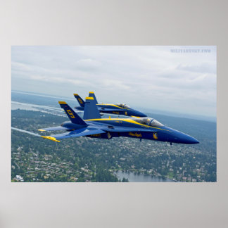 Affiche de démonstration en vol de la Marine