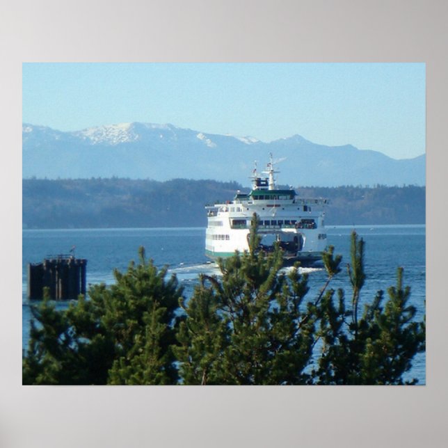 Affiche de départ du ferry de Kingston (Devant)