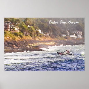 Affiche de Depoe Bay, Oregon