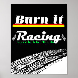 affiche de design esthétique de course