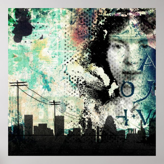 affiche de désintégration urbaine (Devant)