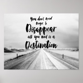 Affiche de destination