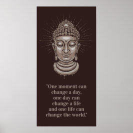 Affiche de devis Bouddha personnalisé