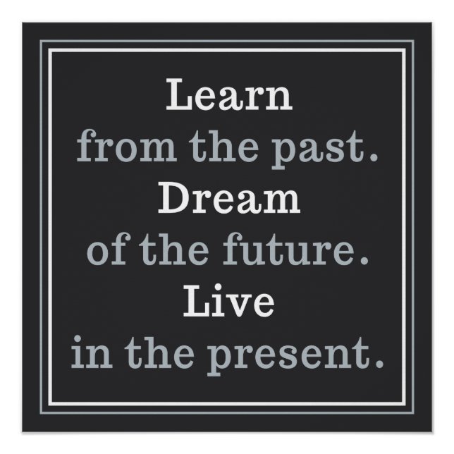 Affiche de devis de motivation personnalisée (Devant)