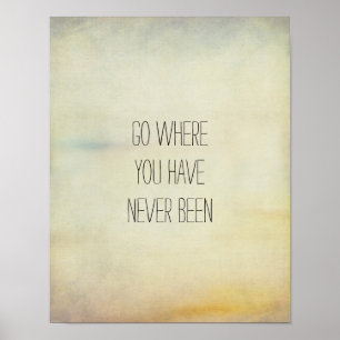 affiche de devis de motivation style vintage