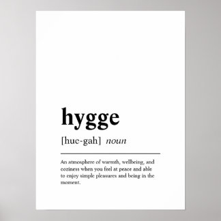 Affiche de devis d'Hygge Inspirationnelle