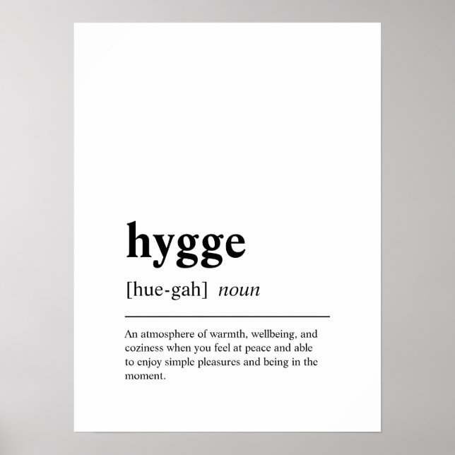 Affiche de devis d'Hygge Inspirationnelle (Devant)