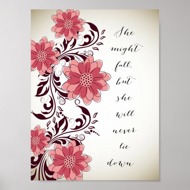 Affiche de devis inspirante - Ne pas mentir (Devant)