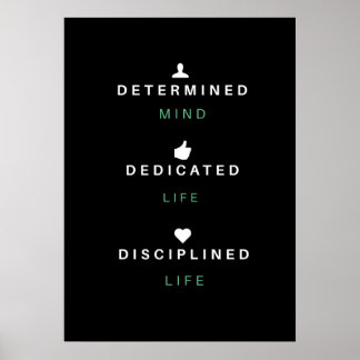 Affiche de devis motivationnelle | Wall Art