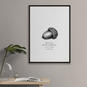 Affiche de devis personnalisable Acorn