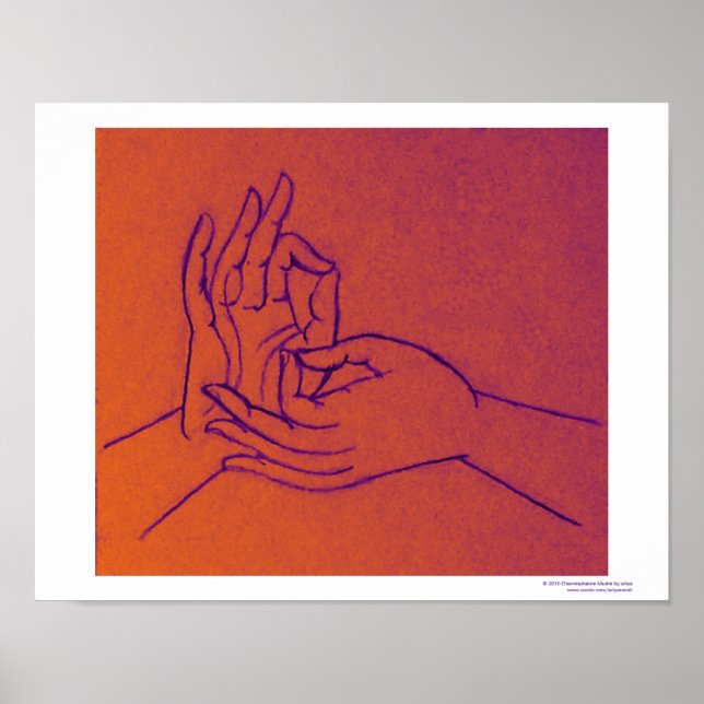 Affiche de Dharmachakra Mudra (Devant)
