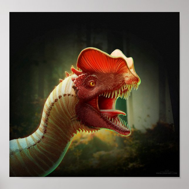 Affiche de Dilophosaurus (Devant)