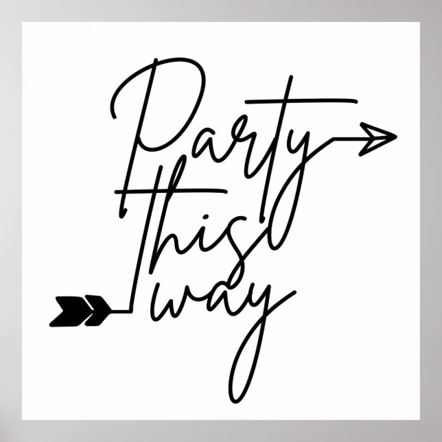 Affiche de direction de la fête (Devant)