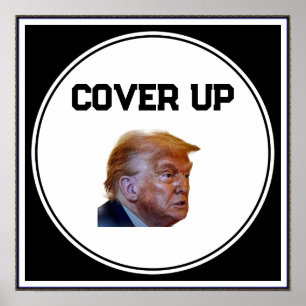 Affiche de dissimulation de Trump