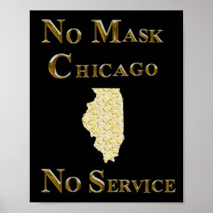 AFFICHE DE DISTANCIATION SOCIALE À CHICAGO