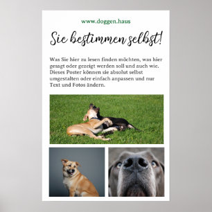 Affiche de Dogue à personnaliser soi-même
