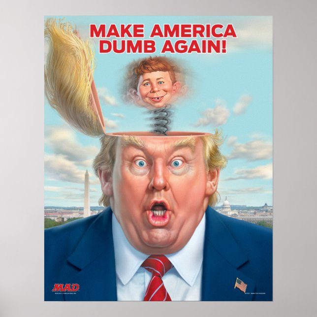 Affiche de Donald Trump "Rendre l'Amérique à la bê (Devant)