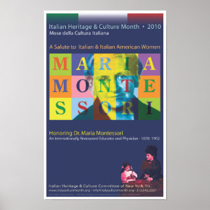 Affiche de Dr. Maria Montessori