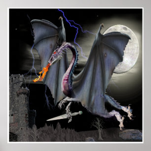 affiche de dragon