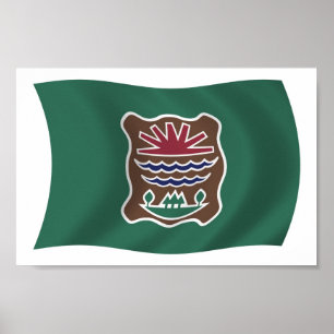 Affiche de drapeau de la tribu Abenaki