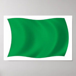 Affiche de drapeau de Libye